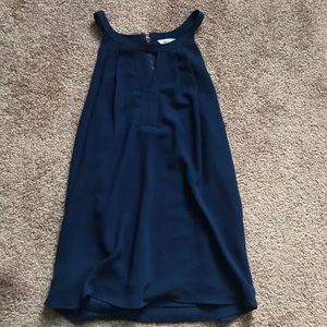 Dark blue sleeveless top